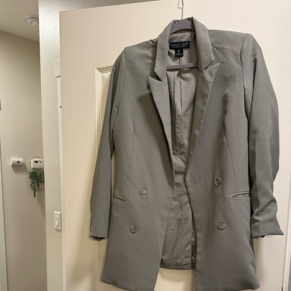 Rachel Zoe Women's Blazer in Olive Green - Picture 2 of 5